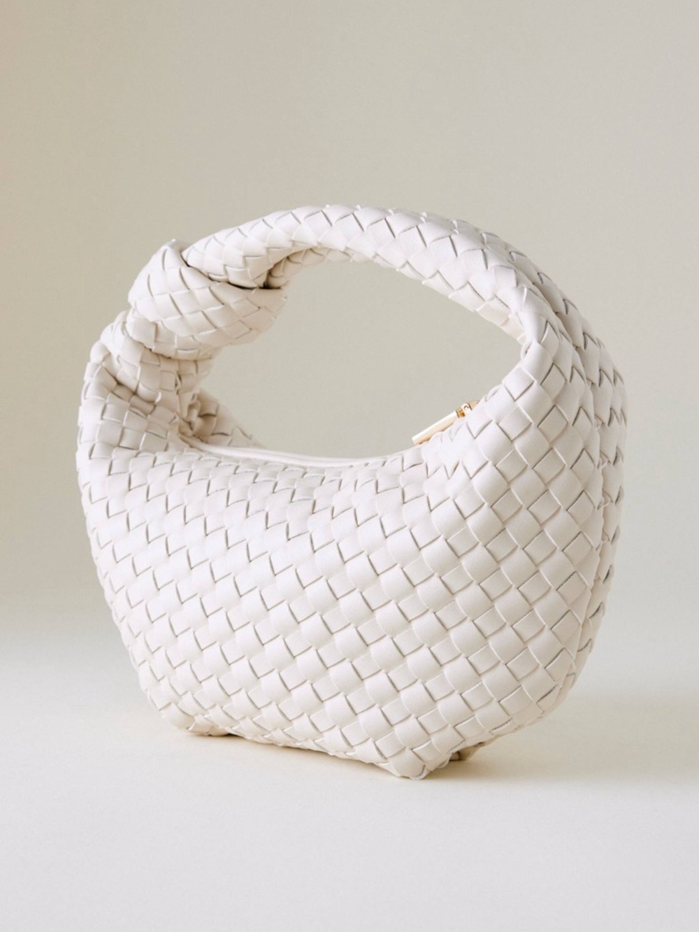Melie Bianco Larissa Woven Faux-Leather Shoulder Bag Anthropologie